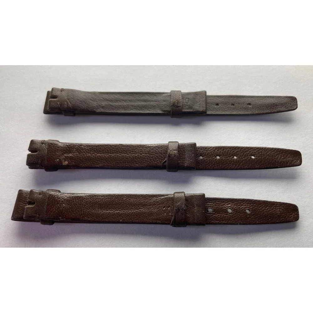 Three Watch‎ bands Swiss made No Buckles 10mm 11mm